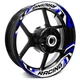 Blue Inner Decal Wheel Rim Stickers S12W For Suzuki SV 050X 19 20