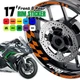 17" Motorcycle Rim Wheel Accessory Sticker For Yamaha FZ10 MT-10 18-21 20 19