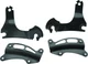 Kuryakyn Quick Release Mount For Multi-Purpose Backrest 14-Up Touring Models Bla