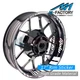 Racing 17 Inch Wheel Green Rim Stickers AA02 For Kawasaki Z900 17-19 17 19 2019