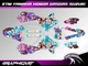 Custom Graphics Kit for Suzuki DRZ400SM / DRZ400S &ndash; Full Decal Wrap