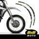 Green Camo Dirt Bike Rim Wraps Sticker For Honda CRF 450L 2019-2020 19 20