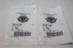 2 GENUINE 1975-84 Harley-Davidson FL FLT Front Fender Lock Plates 59166-80 NOS