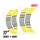 P01B For Yamaha FZ10 MT-10 18-21 Yellow Rim Wheel Sticker 20 19