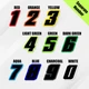 S24 Custom Racing Number Sticker Vinyl Decals 3 pcs For Yamaha Suzuki TM