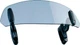 PUIG 6320W Clip-On Visor, 250mm Clear
