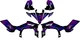 Fits Yamaha YFZ 450R 450X 09-13 graphic decal kit stickers 450r 2009 to 2013