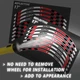 Red 17" Wheel Rim Reflective Stickers SH19 For Suzuki Bandit GSF 1250 13 14 1