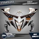 Yamaha YFZ 450R 450X Graphics decal kit stickers 2014 2016 2017 2018 2019 2025