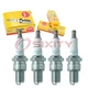 4 pc NGK 3824 BR6ES-11 Standard Spark Plugs for WR7CPX WR7CCX W20ESR-L11 rr