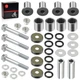 Upper Lower Front A-Arm Bushing Kit & Bolt For Suzuki Quadsport LTZ400 2x4 03-14