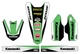 Factory Effex Sticker Trim Kit 19-50120 for Kawasaki KX125 250 04-08
