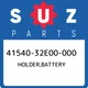 41540-32E00-000 Suzuki Holder,battery 4154032E00000, New Genuine OEM Part