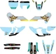 22-25 HUSQVARNA ROCKSTAR GRAPHICS KIT FC FE FS FX TC TE TX 125-501 A36008990000