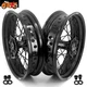 KKE 17" Supermoto Black Wheels fit Suzuki DRZ400S 2000-2024 DRZ400SM 2005-2024