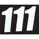 DCOR - 45-16-1 - Individual Numbers 6in., No.1 - White