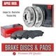 Brake Discs and Pads Set Front FOR HONDA ACCORD V 2.2 2.3 93->98 Petrol Apec