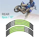 21" 18" A01B Stripe Dirt Bike Wheel Rim Stickers For Yamaha WR 250R 08-22 21