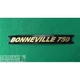 SIDE COVER PANEL DECAL, BONNEVILLE 750, BLACK GOLD, TRIUMPH, GENUINE, 60-4385