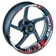Racing BP 17 inch Rim Wheel Stickers Decals For Kawasaki Ninja 1000 SX 11-19 18