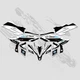 Graphics Kit For Yamaha YFZ450R YFZ450X 2009 2010 2011 2012 2013 YFZ 450R 450X