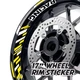 Yellow 17 inch Wheel Sticker FC66 For Aprilia TUONO V4R 12-15 14 13