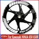 17 Inch Motorcycle Wheel Decals Rim Stickers Sets For Kawasaki NINJA 650 650R