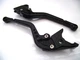 Yamaha YZF750R (93-98), CNC levers long black/black adjusters, F14/C777