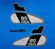 1975 75' yamaha Gt 80B enduro 5pc fuel tank decal graphic MX stickers motorcycle
