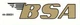 BSA Motorcycle, OIF, GOLD,  4.5" x 1"  Mylar 3M Decal