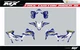 Fits YAMAHA YFZ450R 450X (2014 to 2024) graphic kit decals stickers racing yfz