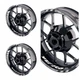 White Wheel Rim Sticker Model Kit For Yamaha 17 inch Wheel Motorcycles