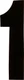Dirt Digits Extreme Digits Competition Stick-On 4in. White Number - 1 Motorcycle