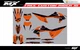 Fit KTM XCW XCFW EXC EXCF 2020 to 2023 & 2019 to 2022 SX SXF XC XCF graphic kit