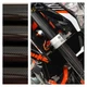 Fork Skins Decals Covers Glossy Carbon Fiber Stickers Yamaha FZ09 FZ07 MT09 MT07
