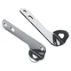 Kuryakyn 949 Teardrop Tie-Down Brackets Chrome