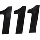 DCOR - 45-24-1 - Individual Numbers 4in., No.1 - Black
