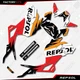 Orange Repsol Graphic Sticker kit fit Honda Grom 2017 2018 2019 2020 MSX125