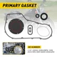 Fit 1999-2005 Harley Softail Davidson Dyna Models Black Gasket Primary Seal Kit