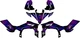 Fits Yamaha YFZ 450R 450X 09-13 graphic decal kit stickers 450r 2009 to 2013