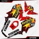 Red Spark Racing Graphic kit fits Honda Grom 2017 2018 2019 2020 MSX125