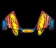 FMF TITANIUM POWERCORE 2.1 MYLAR DECAL REPLACEMENT 3PC 14950