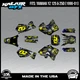 Graphics Kit for Yamaha YZ250 YZ125 (1996-2001) YZ 250 YZ 125 Core - YELLOW