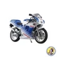 AOSHIMA Skynet 1/12 Finished Model Bike Honda NSR250R '88 Terrablue/Ross White