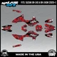 Graphics Kit for Suzuki DR-Z4S DR-Z4SM DRZ4SM 2025 2026 Snagged-RED