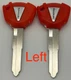 2 Key Blanks Kawasaki 1979-1983 LTD 400 440 1995+ LTD 500 1990+ Tengai 95 VN800