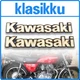2x Kawasaki KZ400 KZ500 KZ650 KZ750 KZ1000 KH125 Fuel Tank Emblem Genuine
