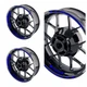 Blue Wheel Rim Sticker Model Kit For Yamaha 17 inch Wheel Motorcycles