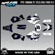 Graphics Kit for Yamaha YZ250 YZ125 (1996-2001) YZ 250 YZ 125 Future - Blue