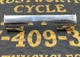 NOS CHROME HARLEY PANHEAD SHOVELHEAD OEM 9" REAR FENDER TURN SIGNAL BAR 68523-63